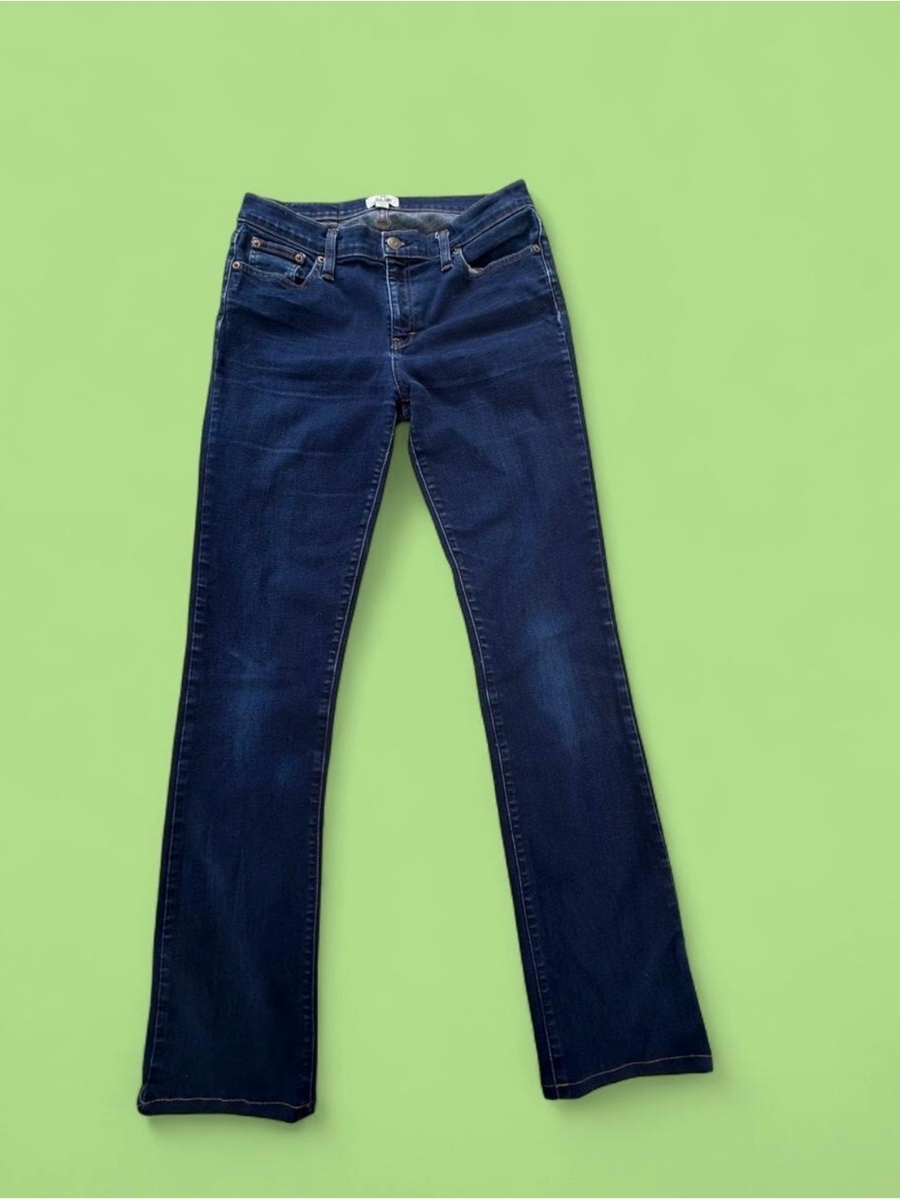 J.Crew Dark Wash Bootcut Stretch Jeans Size 28T (Tall)